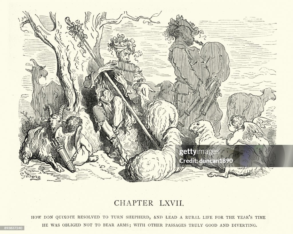 How Don Quixote resolved to turn shepherd