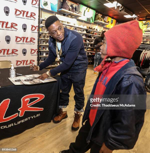Lil Boosie at DTLR on December 15, 2017 in Atlanta, Georgia.