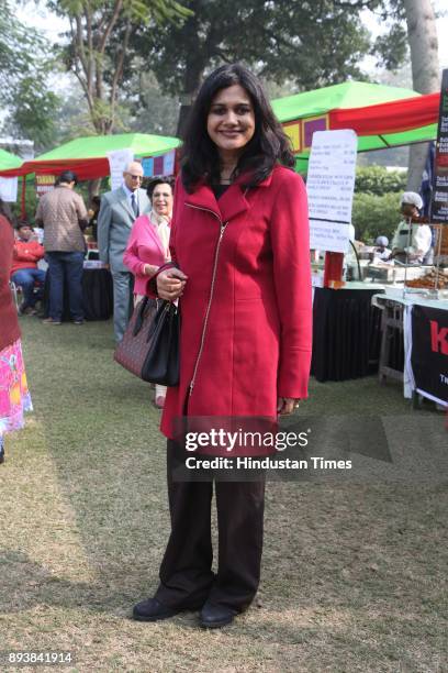 Kriritka K Jayaraman during the Winter Carnival 2017 organised by NGO Tamanna, at the Residence of British High Commissioner, on December 15, 2017 in...