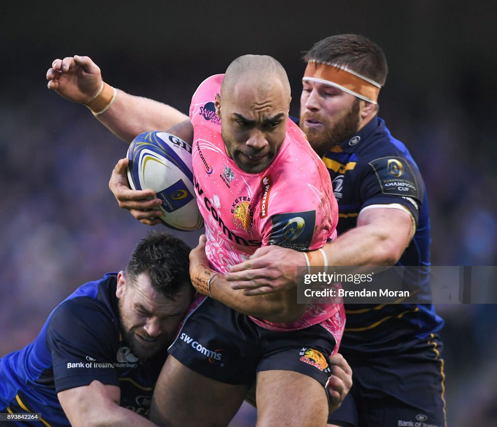 Leinster v Exeter Chiefs - European Rugby Champions Cup Pool 3 Round 4