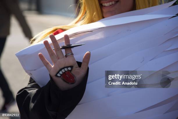 Participants attend the Delhi Comic Con sponsored by Maruti Suzuki with their costumes in New Delhi, India on December 16, 2017.