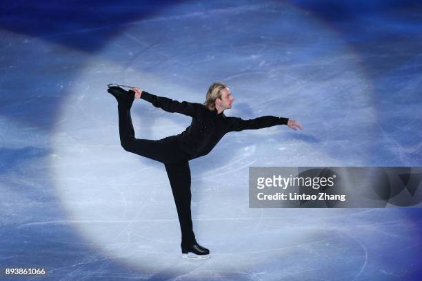 Evgeni Plushenko of Russia performs during the Stars On Ice 2017 China Tour at Beijing Capital Gymnasium on December 16, 2017 in Beijing, China.
