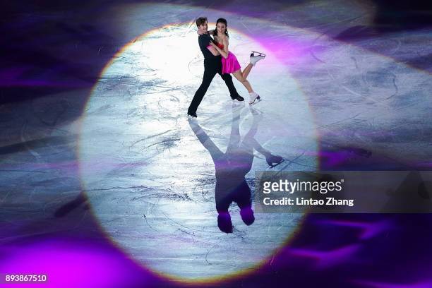 Meryl Davis and Charlie White of the United States performs during the Stars On Ice 2017 China Tour at Beijing Capital Gymnasium on December 16, 2017...