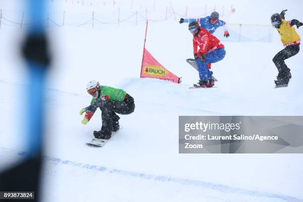 Alessandro Haemmerle of Austria takes 2nd place, Kevin Hill of Canada competes, Matthew Thomas competes, Kalle Koblet competes during the FIS...