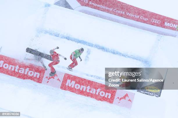 Chloe Trespeuch of France competes, Charlotte Bankes of France competes, Alexandra Hasler of Switzerland competes, Zoe Bergermann of Canada crashes...