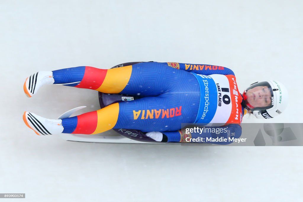 Raluca Ralce Raluca Stramaturaru of Romania completes her first run in the Women's ...