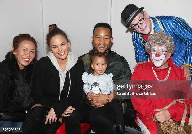 Vilailuck Teigen, daughter Chrissy Teigen Legend husband John Legend, daughter Luna Simone Stephens, Joel Jessie as "Mr. Joel" and Barry Lubin as...