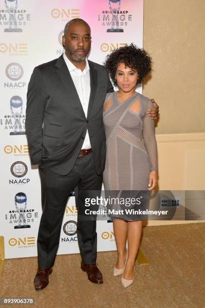 Mike Jackson and Amirah Vann attend the 49th NAACP Image Awards Nominees' Luncheon at The Beverly Hilton Hotel on December 16, 2017 in Beverly Hills,...