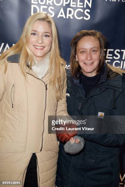 Actress and Jury Member Natacha Regnier and Director and President of Jury Celine Sciamma attend the Opening Ceremony Of "Les Arcs European Film...