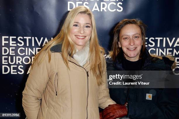 Actress and Jury Member Natacha Regnier and Director and President of Jury Celine Sciamma attend the Opening Ceremony Of "Les Arcs European Film...