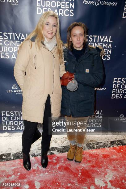 Actress and Jury Member Natacha Regnier and Director and President of Jury Celine Sciamma attend the Opening Ceremony Of "Les Arcs European Film...