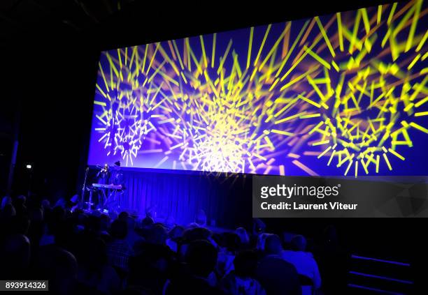 Illustration View of the Opening Ceremony Of "Les Arcs European Film Festival on December 16, 2017 in Les Arcs, France.
