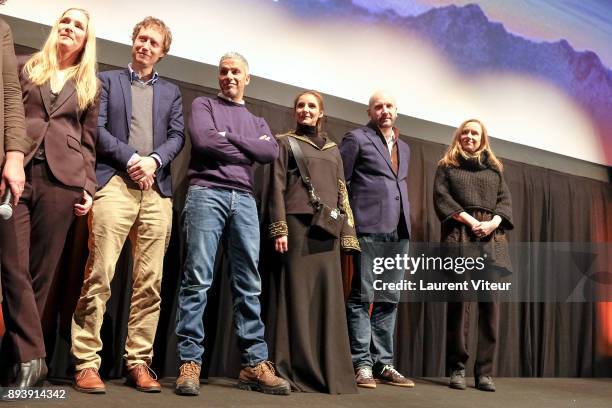 Jury Members Alante Kavaite,Laszlo Nemes, Sami Bouajila, Clotilde Courau, Evgueni Galperine and Natacha Regnier attend the Opening Ceremony Of "Les...