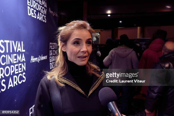 Actress and Jury Member Clotilde Courau attends the Opening Ceremony Of "Les Arcs European Film Festival on December 16, 2017 in Les Arcs, France.