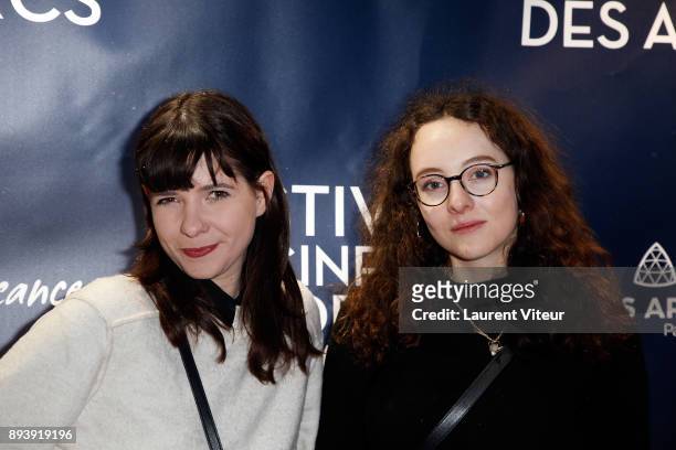 S Piege a Garcon, Julie Ihler and Clara Delbergue attend the Opening Ceremony Of "Les Arcs European Film Festival on December 16, 2017 in Les Arcs,...