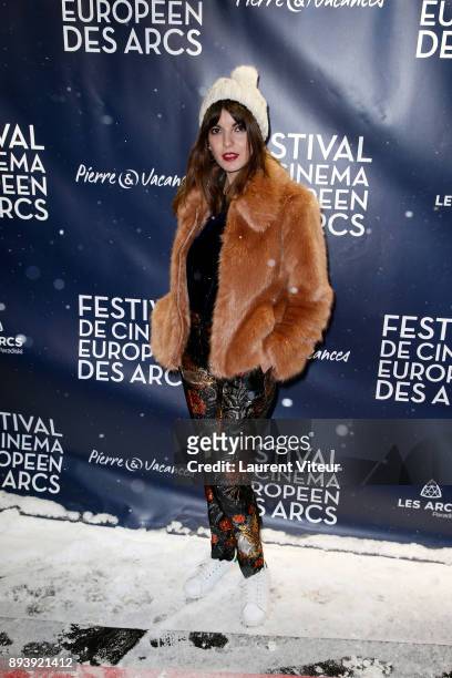 Blogger Kristi Gogsadze attends the Opening Ceremony Of "Les Arcs European Film Festival on December 16, 2017 in Les Arcs, France.