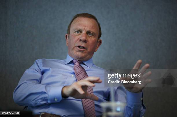 Peter Gilgan, chief executive officer of Mattamy Homes Ltd., speaks during an interview in Toronto, Ontario, Canada, on Wednesday, Dec. 13,...
