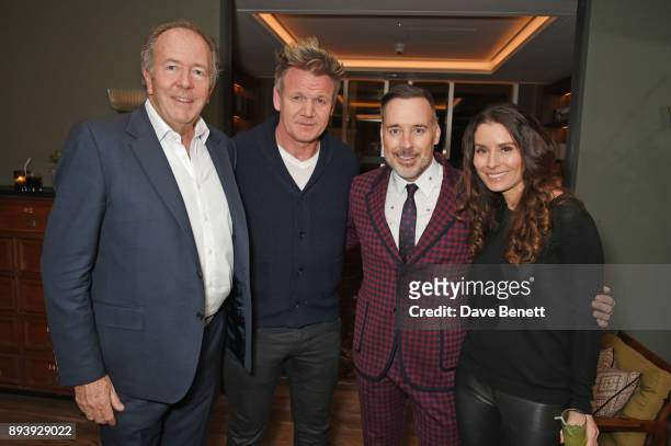 Lord Bruce Dundas, Gordon Ramsay, David Furnish and Tana Ramsay attend Alexander Dundas's 18th birthday party hosted by Lord and Lady Dundas on...
