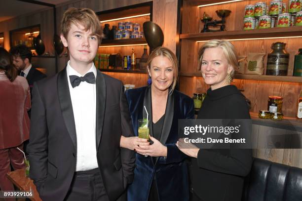 Felix Hindmarch Seymour, Anya Hindmarch and Ruth Kennedy, Lady Dundas, attend Alexander Dundas's 18th birthday party hosted by Lord and Lady Dundas...