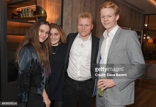 Holly Ramsay, Matilda Ramsay, Jack Ramsay and Alexander Dundas attend Alexander Dundas's 18th birthday party hosted by Lord and Lady Dundas on...
