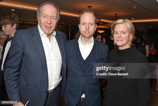 Lord Bruce Dundas, Max Dundas and Ruth Kennedy, Lady Dundas, attend Alexander Dundas's 18th birthday party hosted by Lord and Lady Dundas on December...