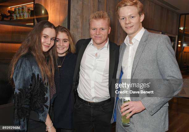 Holly Ramsay, Matilda Ramsay, Jack Ramsay and Alexander Dundas attend Alexander Dundas's 18th birthday party hosted by Lord and Lady Dundas on...