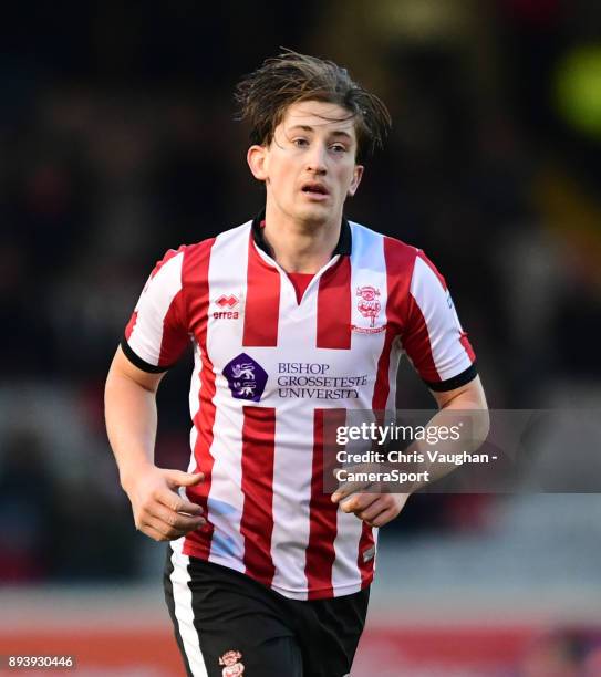 Lincoln City's Alex Woodyard during the Sky Bet League Two match between Lincoln City and Accrington Stanley at Sincil Bank Stadium on December 16,...