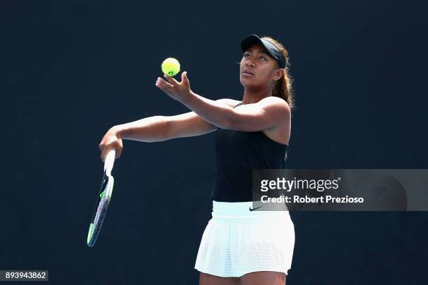 Destanee Aiava of Australia competes in her match against Tammi Patterson of Australia during the Australian Open December Showdown at Melbourne Park...