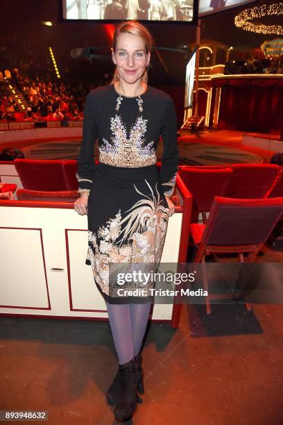 Tanja Wedhorn attends the 14th Roncalli Christmas Circus Premiere at Tempodrom on December 16, 2017 in Berlin, Germany.