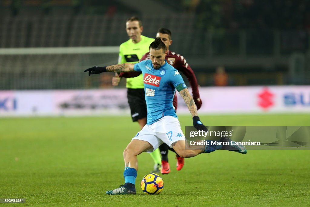 Marek Hamsik of Ssc Napoli in action   during the Serie A...