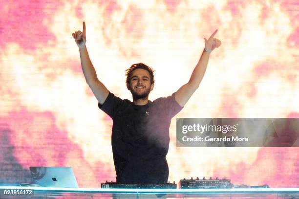 Zedd performs onstage during 93.3 FLZ's Jingle Ball 2017 at Amalie Arena on December 16, 2017 in Tampa, Florida.