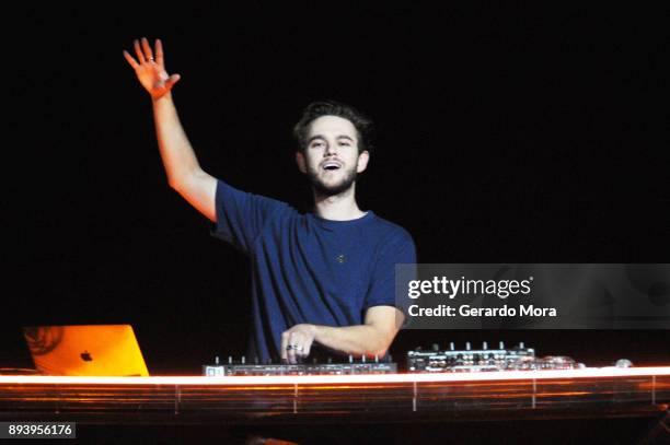 Zedd performs onstage during 93.3 FLZ's Jingle Ball 2017 at Amalie Arena on December 16, 2017 in Tampa, Florida.