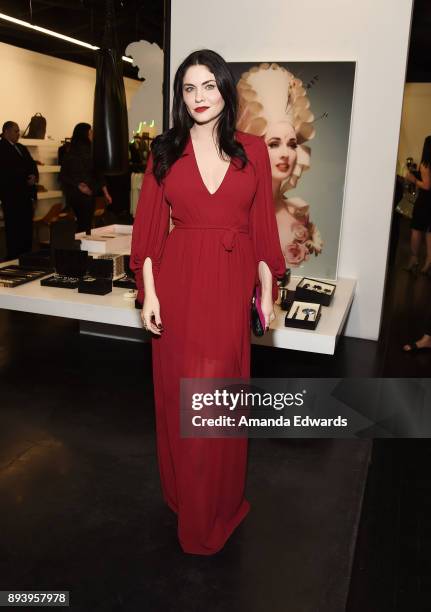 Actress Jodi Lyn O'Keefe attends the launch of Dita Von Teese and luxury fragrance brand Heretic Parfum's candle and fragrance collaboration...