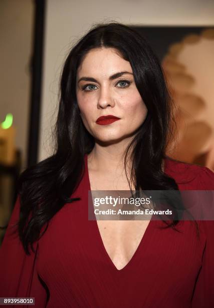 Actress Jodi Lyn O'Keefe attends the launch of Dita Von Teese and luxury fragrance brand Heretic Parfum's candle and fragrance collaboration...