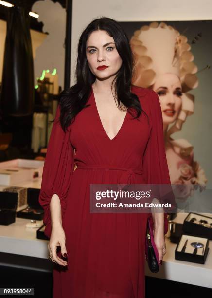 Actress Jodi Lyn O'Keefe attends the launch of Dita Von Teese and luxury fragrance brand Heretic Parfum's candle and fragrance collaboration...