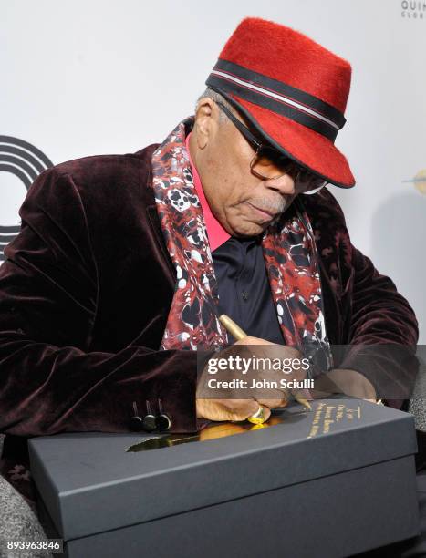 Quincy Jones attends Buscemi x Quincy Exclusive Launch at Neiman Marcus Beverly Hills on December 16, 2017 in Beverly Hills, California.