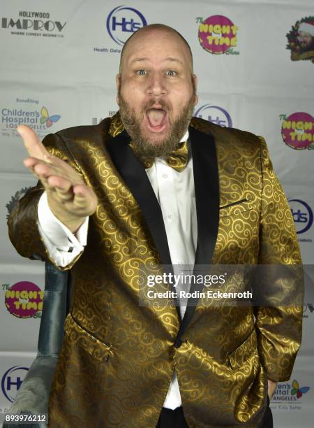 Comedian Stephen Kramer Glickman attends "The Night Time Show" Holiday Special benefiting Children's Hospital Los Angeles hosted by Stephen Kramer...