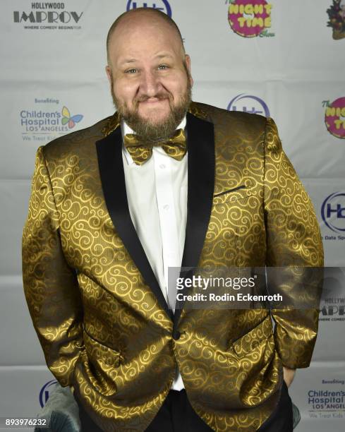 Comedian Stephen Kramer Glickman attends "The Night Time Show" Holiday Special benefiting Children's Hospital Los Angeles hosted by Stephen Kramer...