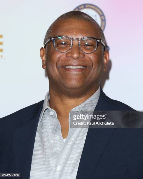 Writer Reginald Hudlin attends the 49th NAACP Image Awards Nominees' luncheon at The Beverly Hilton Hotel on December 16, 2017 in Beverly Hills,...