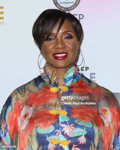 Rapper MC Lyte attends the 49th NAACP Image Awards Nominees' luncheon at The Beverly Hilton Hotel on December 16, 2017 in Beverly Hills, California.