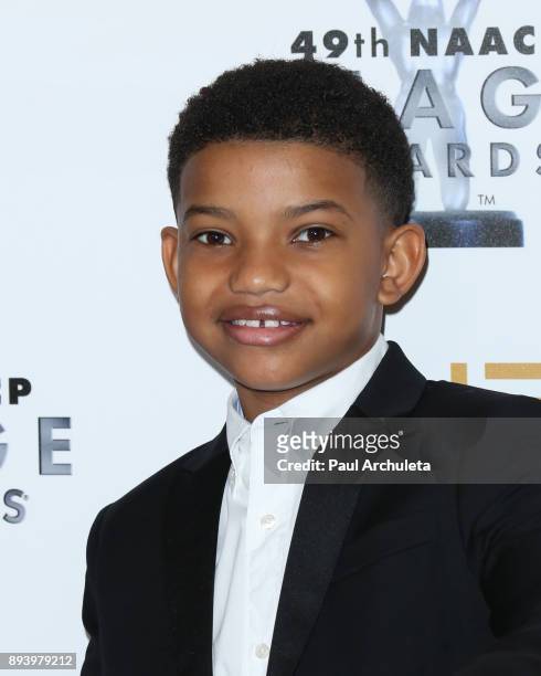 Actor Lonnie Chavis attends the 49th NAACP Image Awards Nominees' luncheon at The Beverly Hilton Hotel on December 16, 2017 in Beverly Hills,...