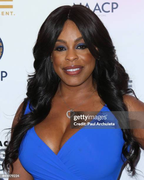 Actresss Niecy Nash attends the 49th NAACP Image Awards Nominees' luncheon at The Beverly Hilton Hotel on December 16, 2017 in Beverly Hills,...