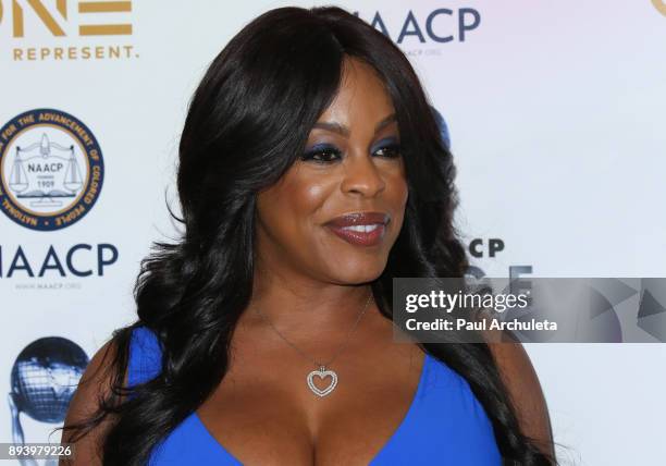 Actresss Niecy Nash attends the 49th NAACP Image Awards Nominees' luncheon at The Beverly Hilton Hotel on December 16, 2017 in Beverly Hills,...