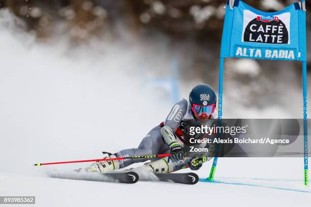 Mathieu Faivre of France competes during the Audi FIS Alpine Ski World Cup Men's Giant Slalom on December 17, 2017 in Alta Badia, Italy.