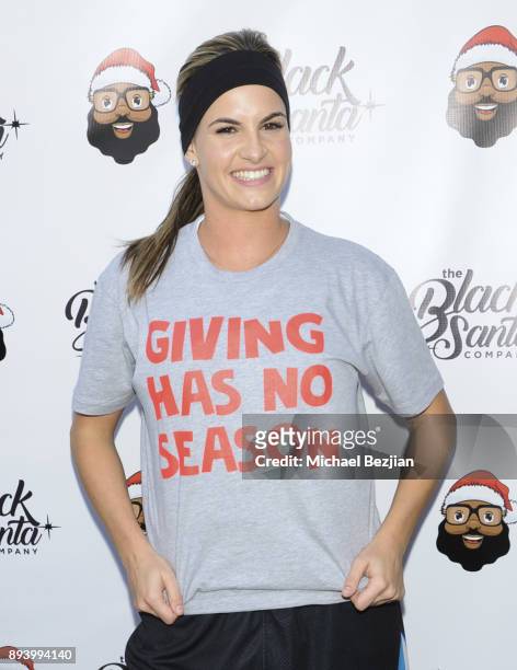 Jenna Bandy attends Baron Davis hosts Black Santa Celebrity Basketball Fundraiser on December 16, 2017 in Santa Monica, California.