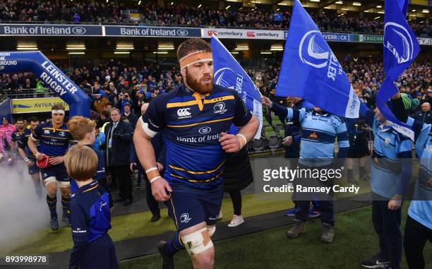 Dublin , Ireland - 16 December 2017; Sean O'Brien of Leinster ahead of the European Rugby Champions Cup Pool 3 Round 4 match between Leinster and...