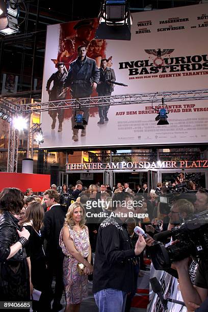 Director Quentin Tarantino attends the German premiere of 'Inglourious Basterds' on July 28, 2009 in Berlin, Germany.