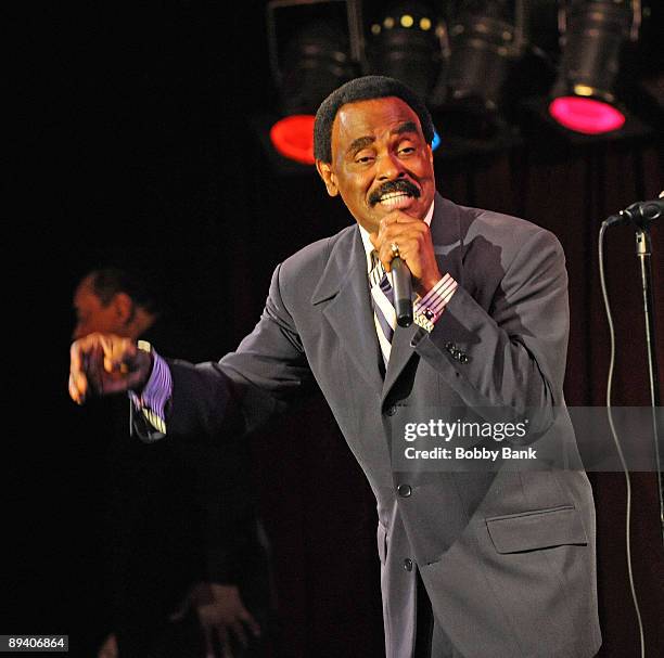 Chuck Jackson attends Gary U.S. Bonds birthday bash at B.B. King Blues Club & Grill on June 17, 2009 in New York City.