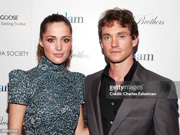 Actors Rose Byrne and Hugh Dancy attend a screening of "Adam" hosted by the Cinema Society and Brooks Brothers at the AMC Loews 19th Street on July...