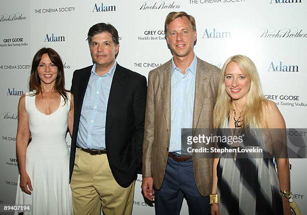 Producers Leslie Urdang, Dean Vanech, Daniel Revers and Miranda de Pencier attend The Cinema Society & Brooks Brothers screening of "Adam" at AMC...